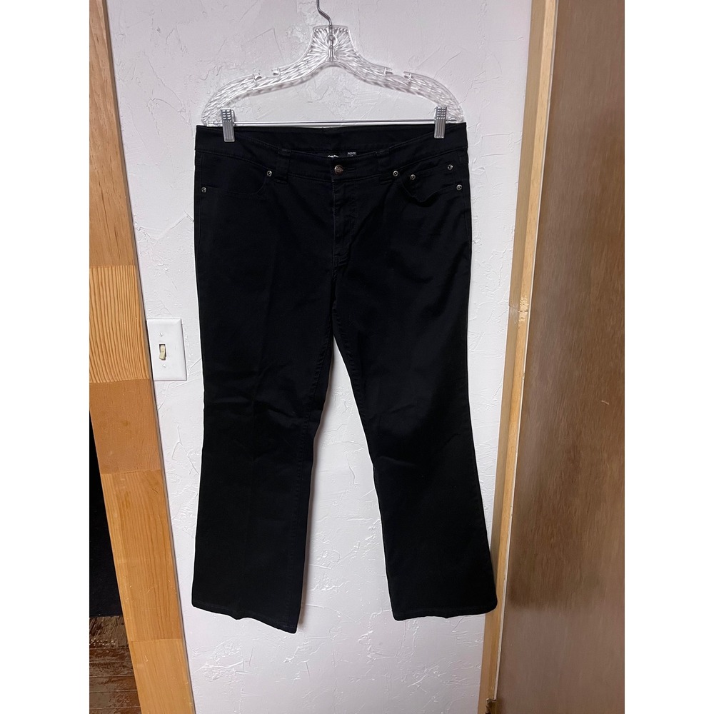 Harley Davidson Petite Black Bootcut Jeans Women's Size‎ 12 Petite